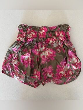 Free People Movement Floral Shorts